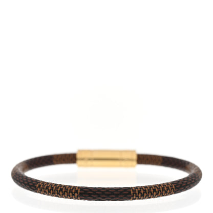 Louis Vuitton Damier Ebene Keep It Bracelet 3 of 5