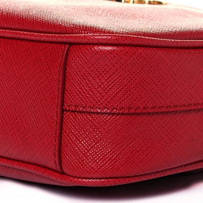 Prada Saffiano Lux Belt Bag Fuoco 9 of 9