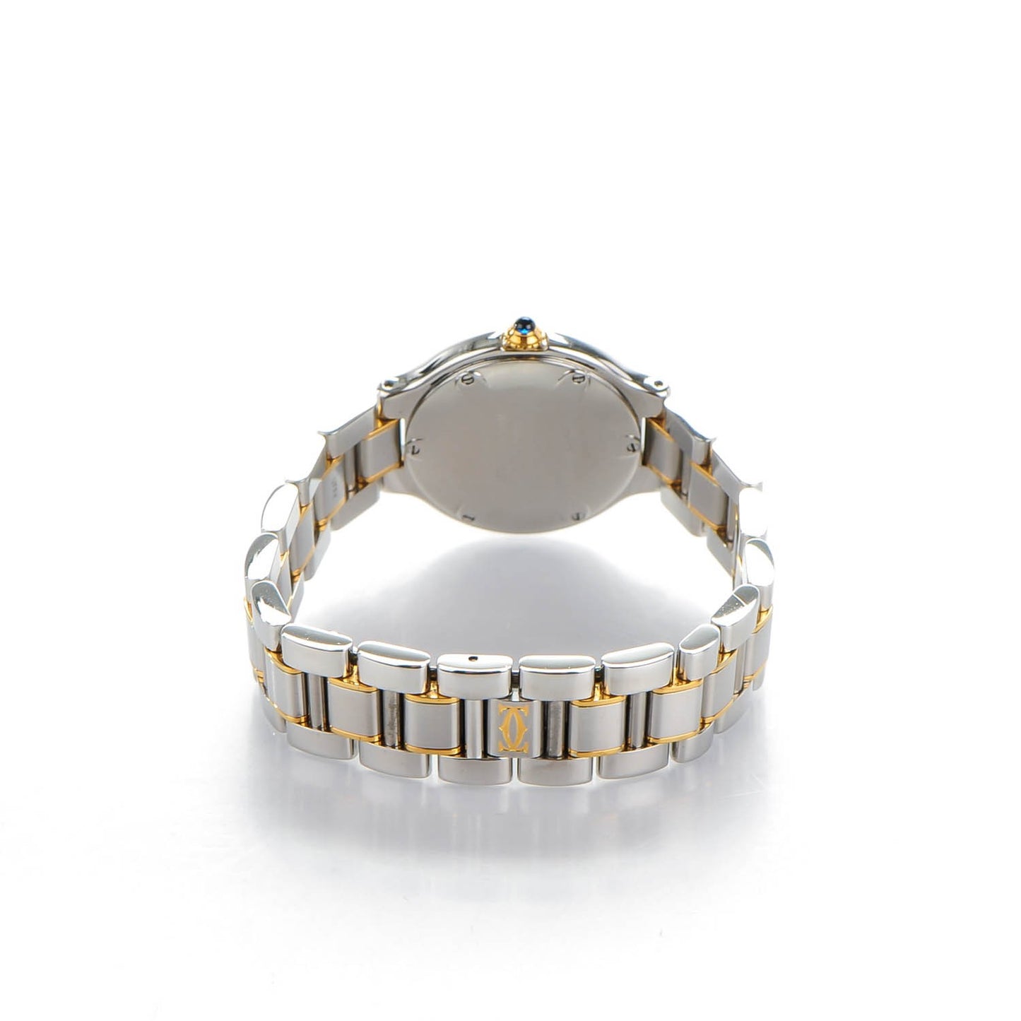 Stainless Steel 18K Yellow Gold 28mm Must De 21 Quartz Watch