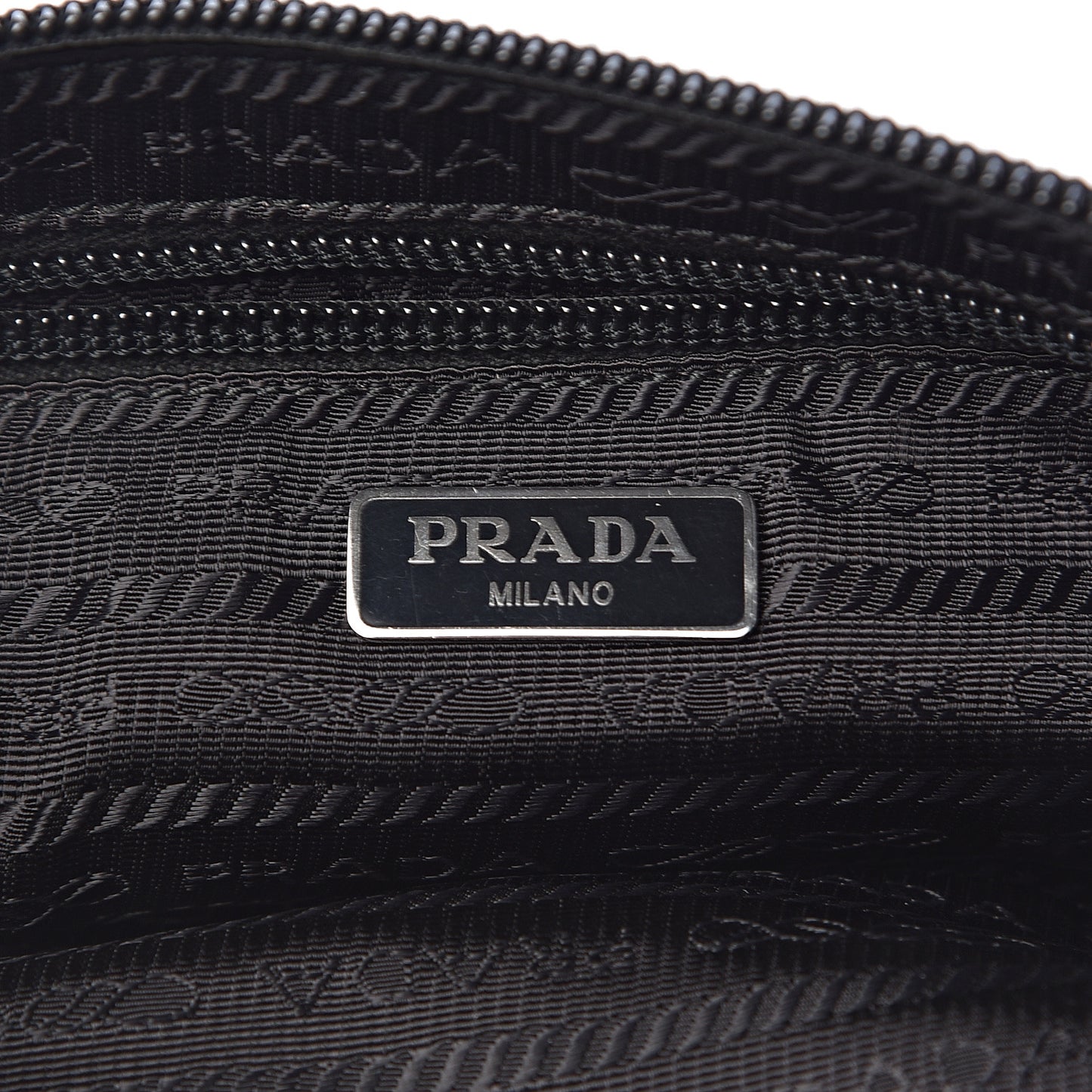 Tessuto Nylon Vela Wristlet Black