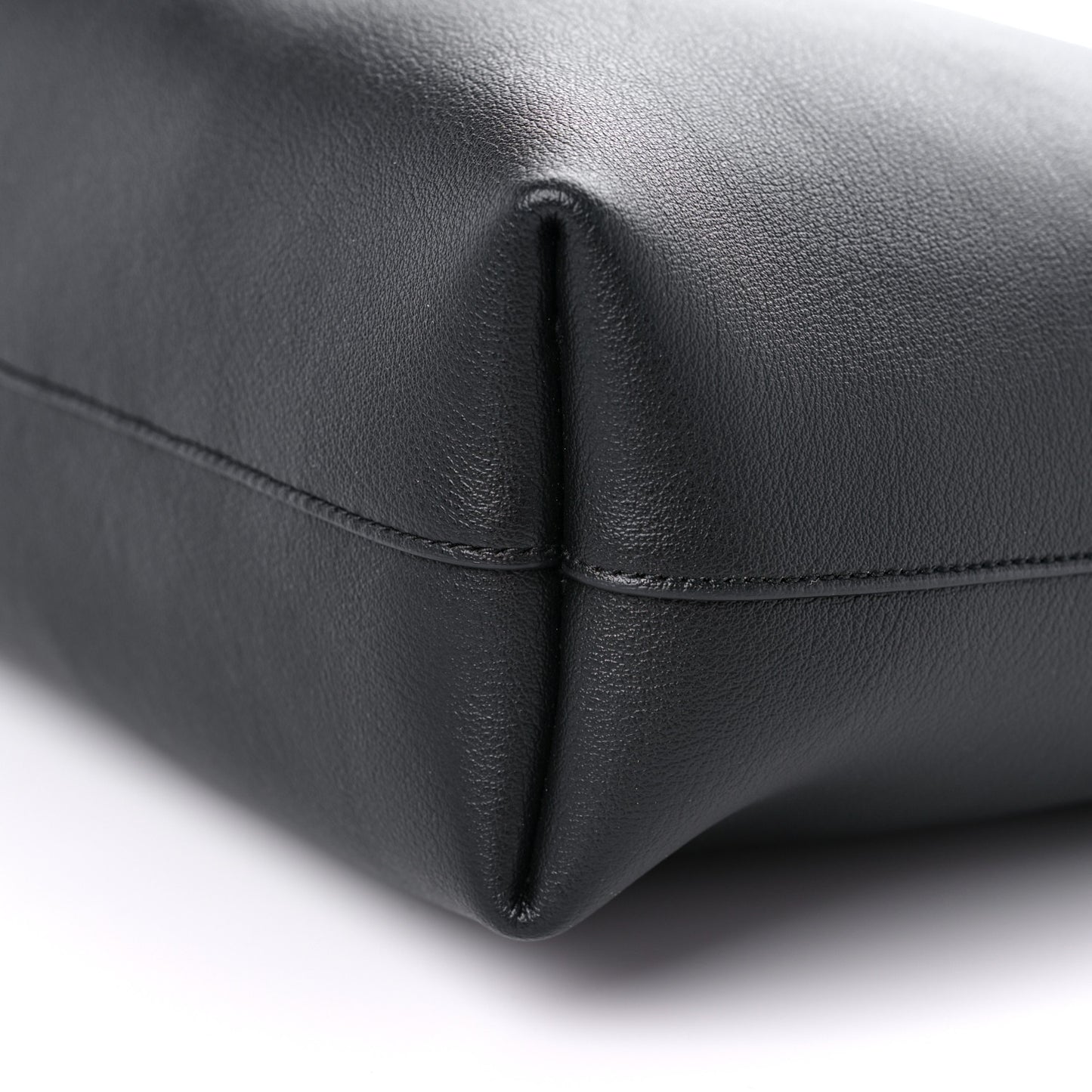 Calfskin North-South Shopping Tote Black