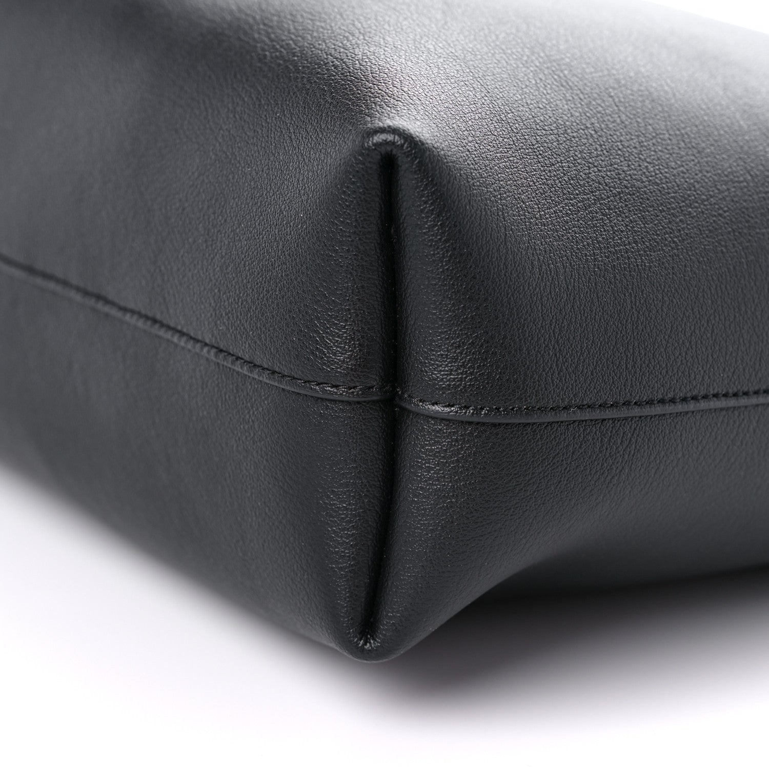Saint Laurent Calfskin North-South Shopping Tote Black 8 of 10