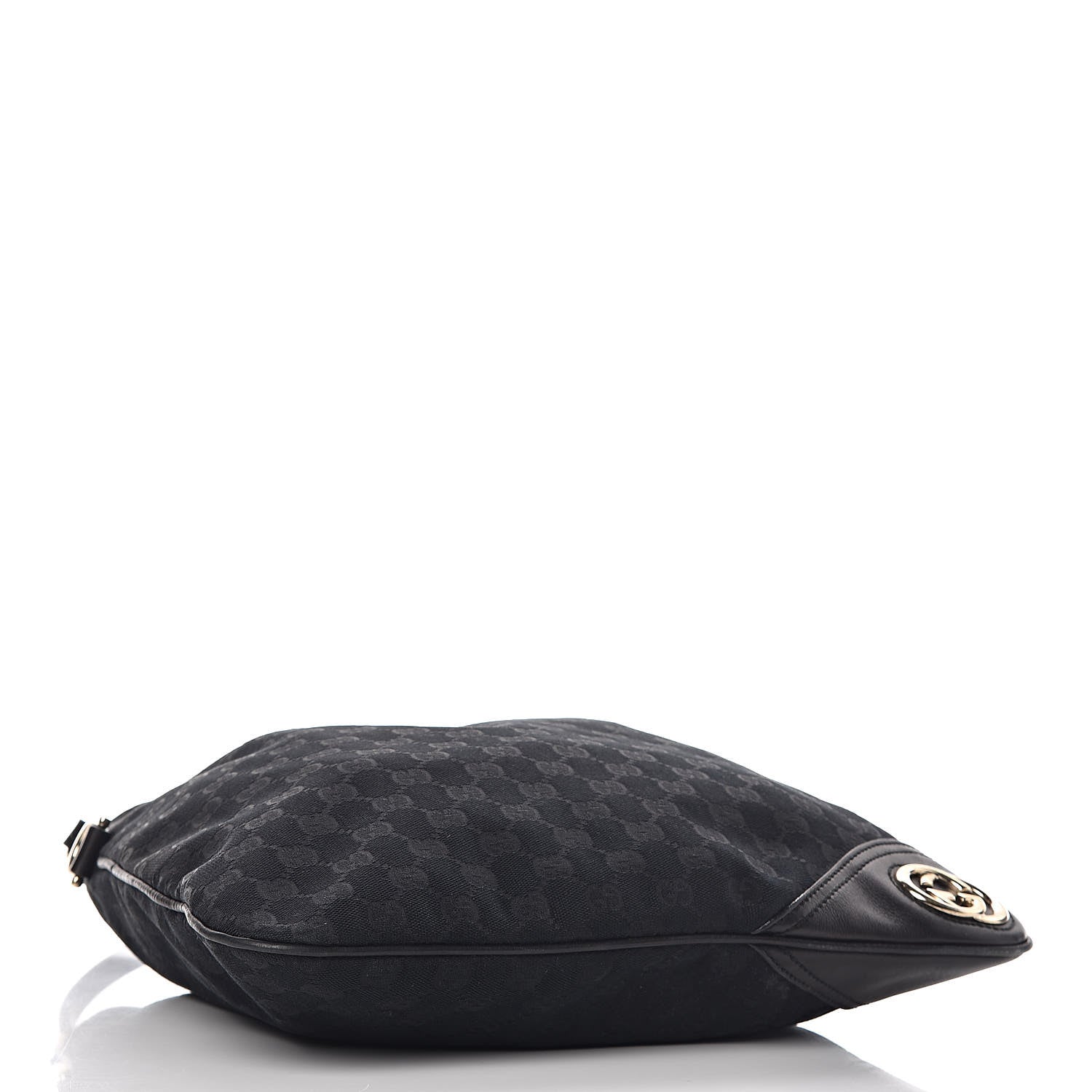 Gucci Monogram Medium New Britt Hobo Black 4 of 16