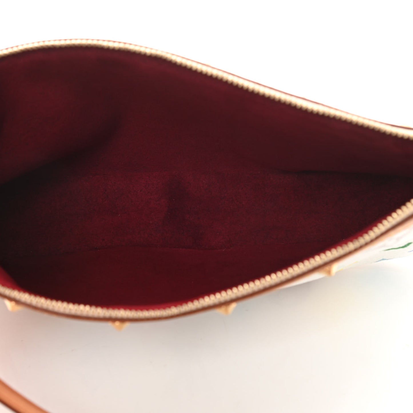 Monogram Multicolor Pochette Accessories White