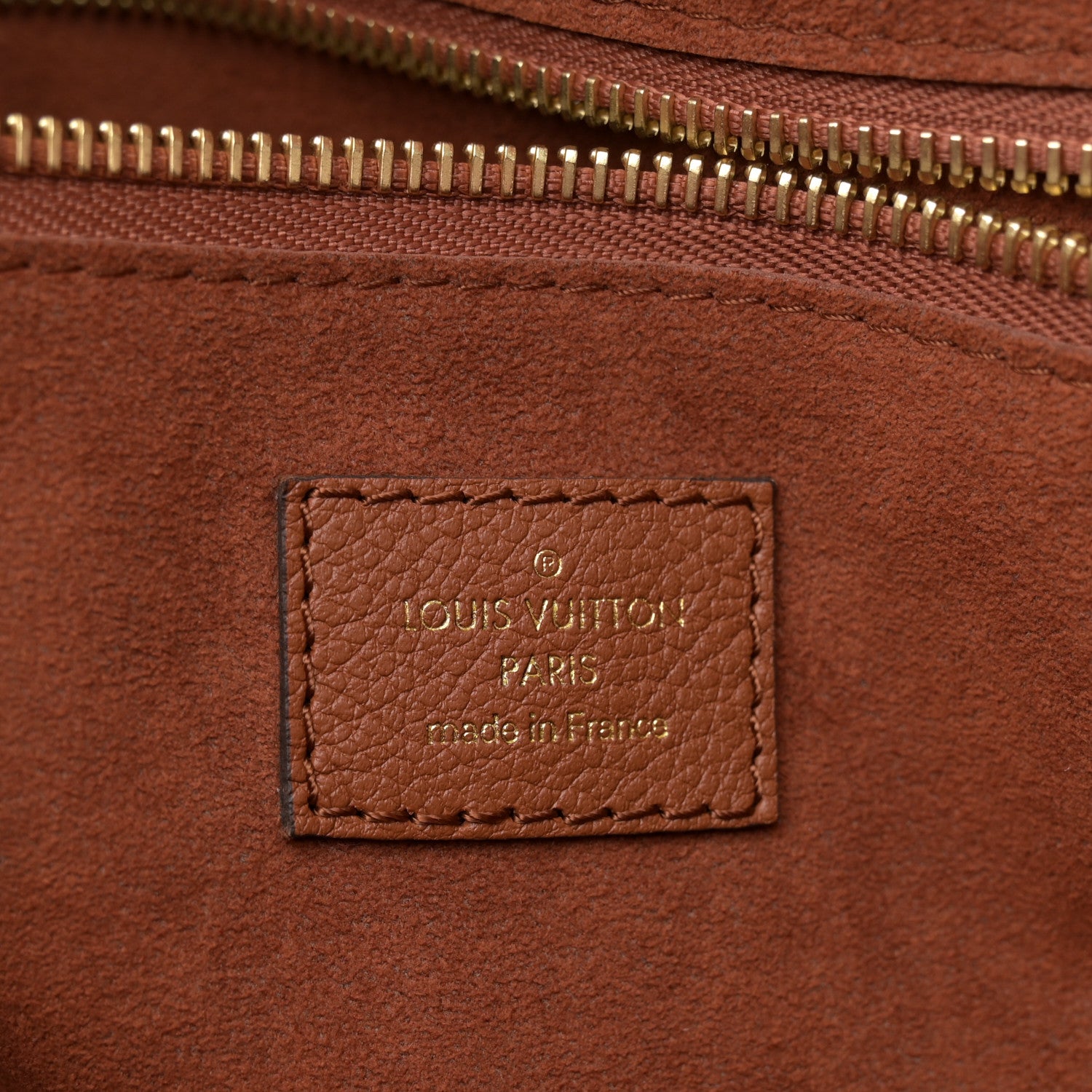 Louis Vuitton Empreinte Monogram Giant Neverfull MM Cognac 6 of 11