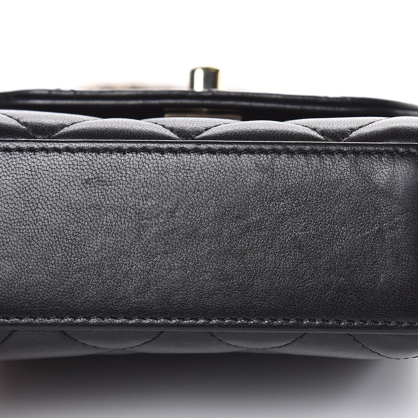 Lambskin Quilted Mini Trendy CC Chain Wallet Black