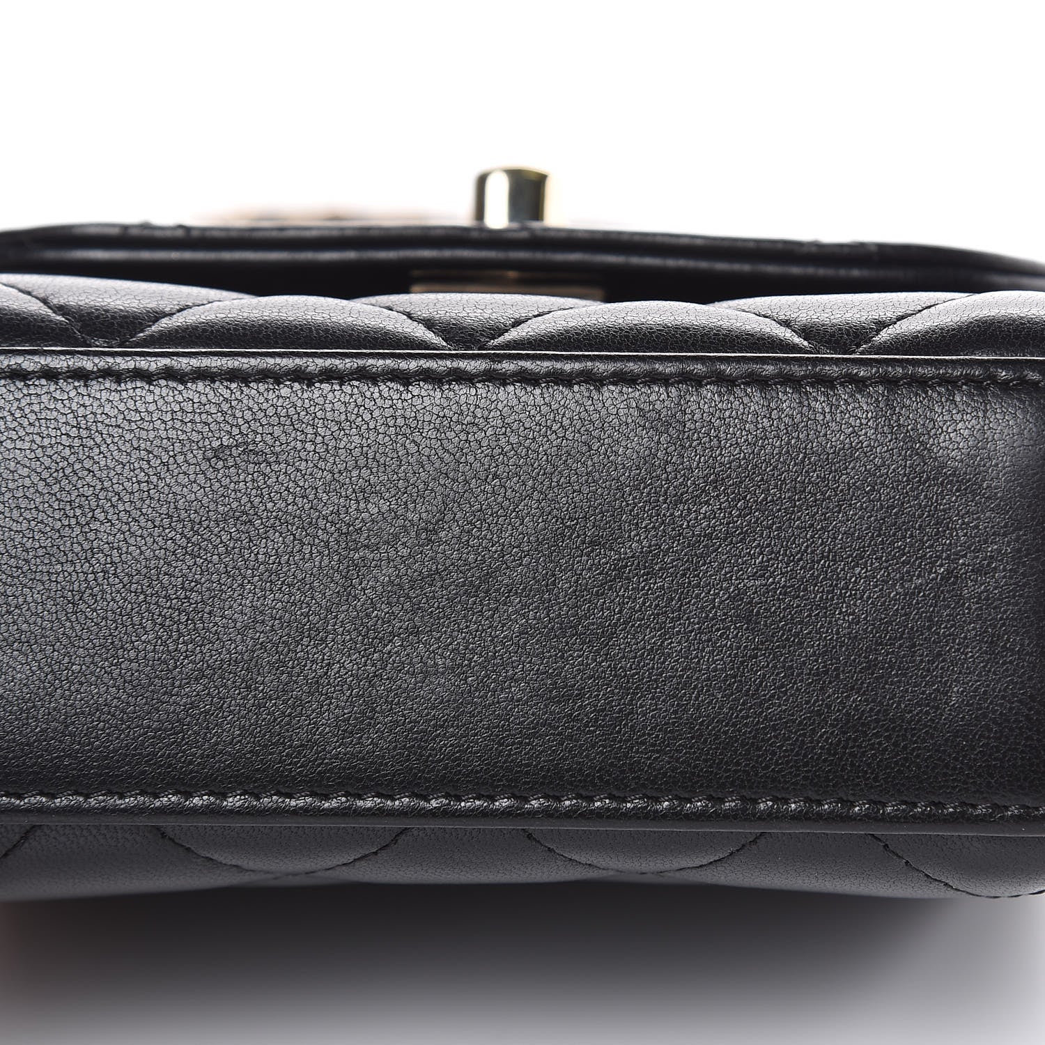Chanel Lambskin Quilted Mini Trendy CC Chain Wallet Black 11 of 16