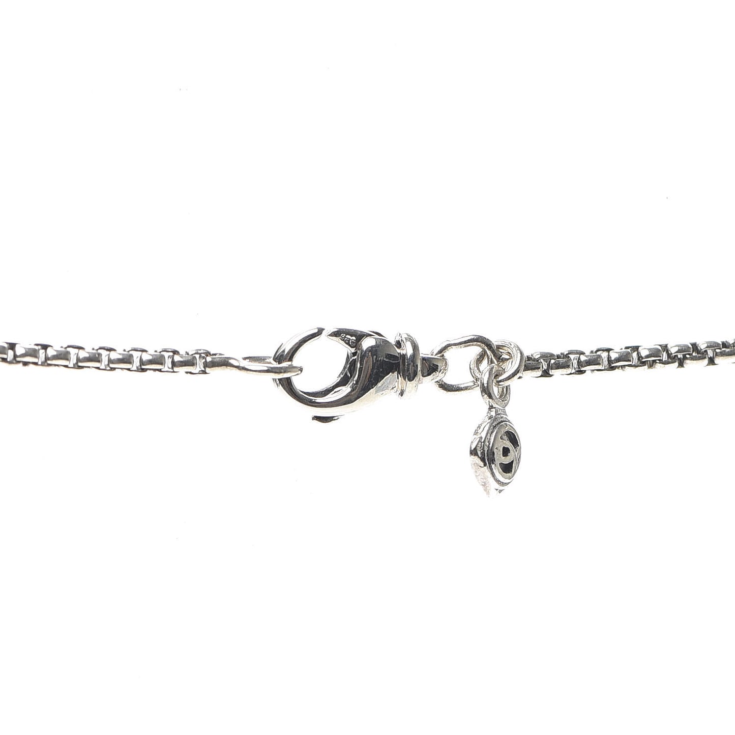 Sterling Silver Diamond Large Open Heart Cable Necklace