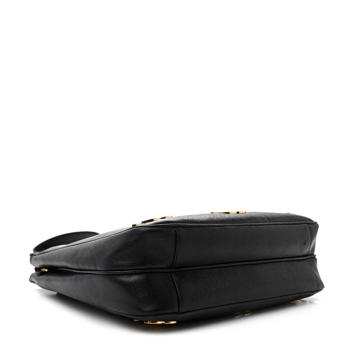Caviar Triple CC Shoulder Bag Black