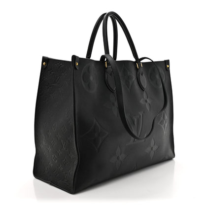 Louis Vuitton Empreinte Monogram Giant Onthego GM Black 3 of 15