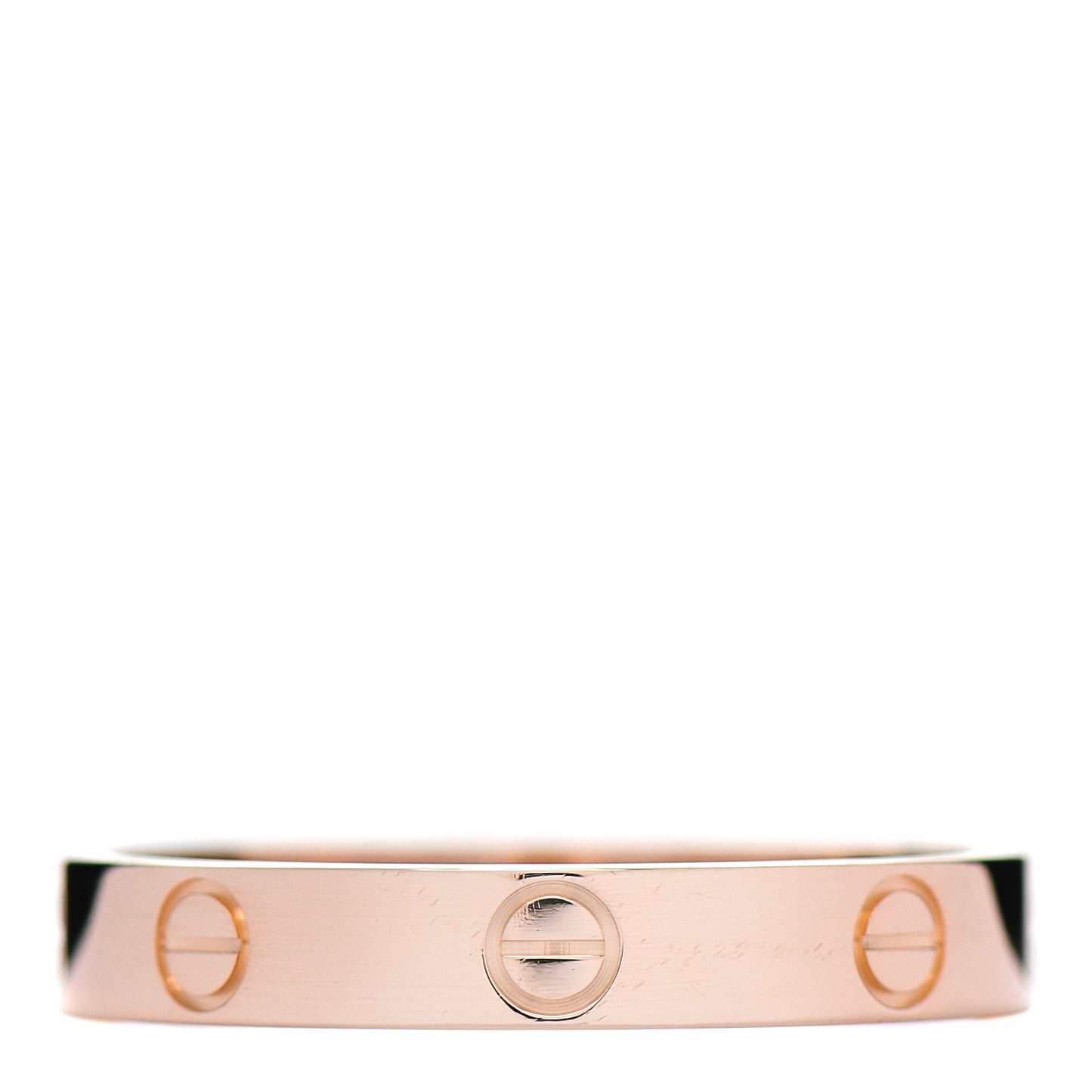 18K Pink Gold 3.5mm LOVE Wedding Band Ring 61 9.5