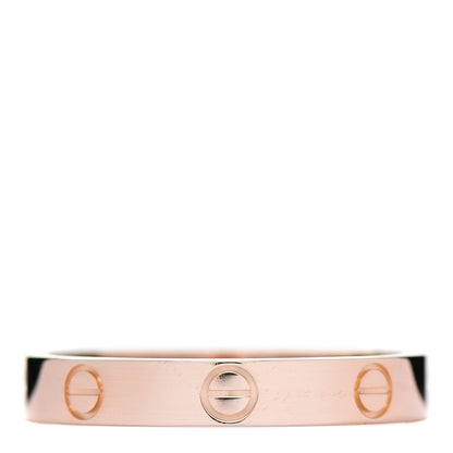 Cartier 18K Pink Gold 3.5mm LOVE Wedding Band Ring 61 9.5 1 of 4
