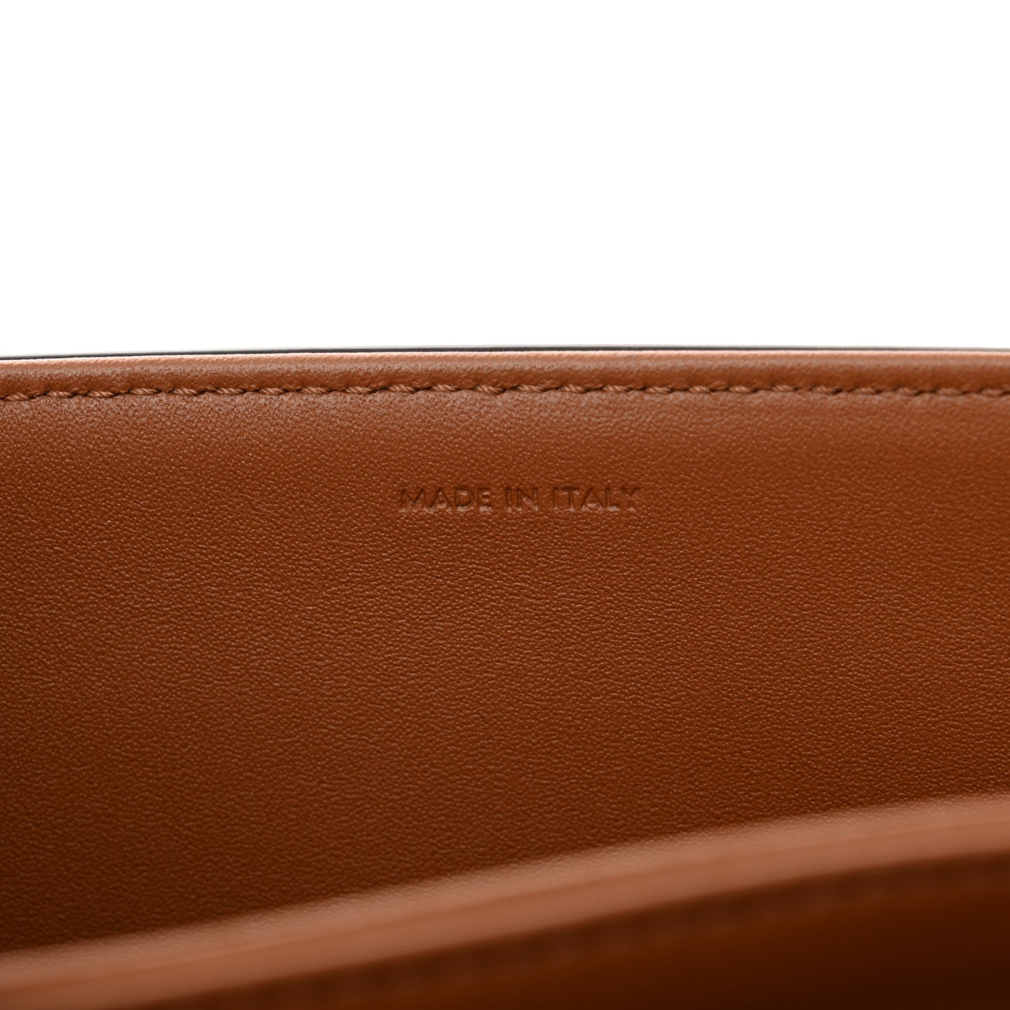 Triomphe Canvas Calfskin Medium Triomphe Bag Tan