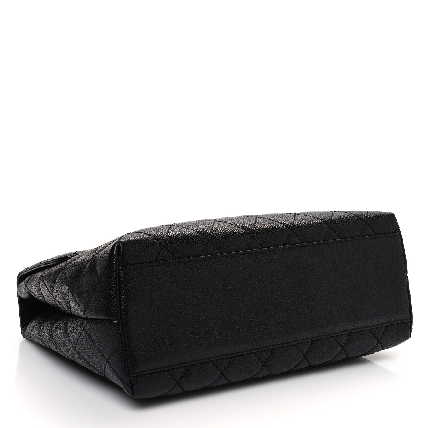 Chanel Caviar Quilted Jumbo Kelly Flap Black 4 of 10