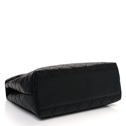 Chanel Caviar Quilted Jumbo Kelly Flap Black 4 of 10