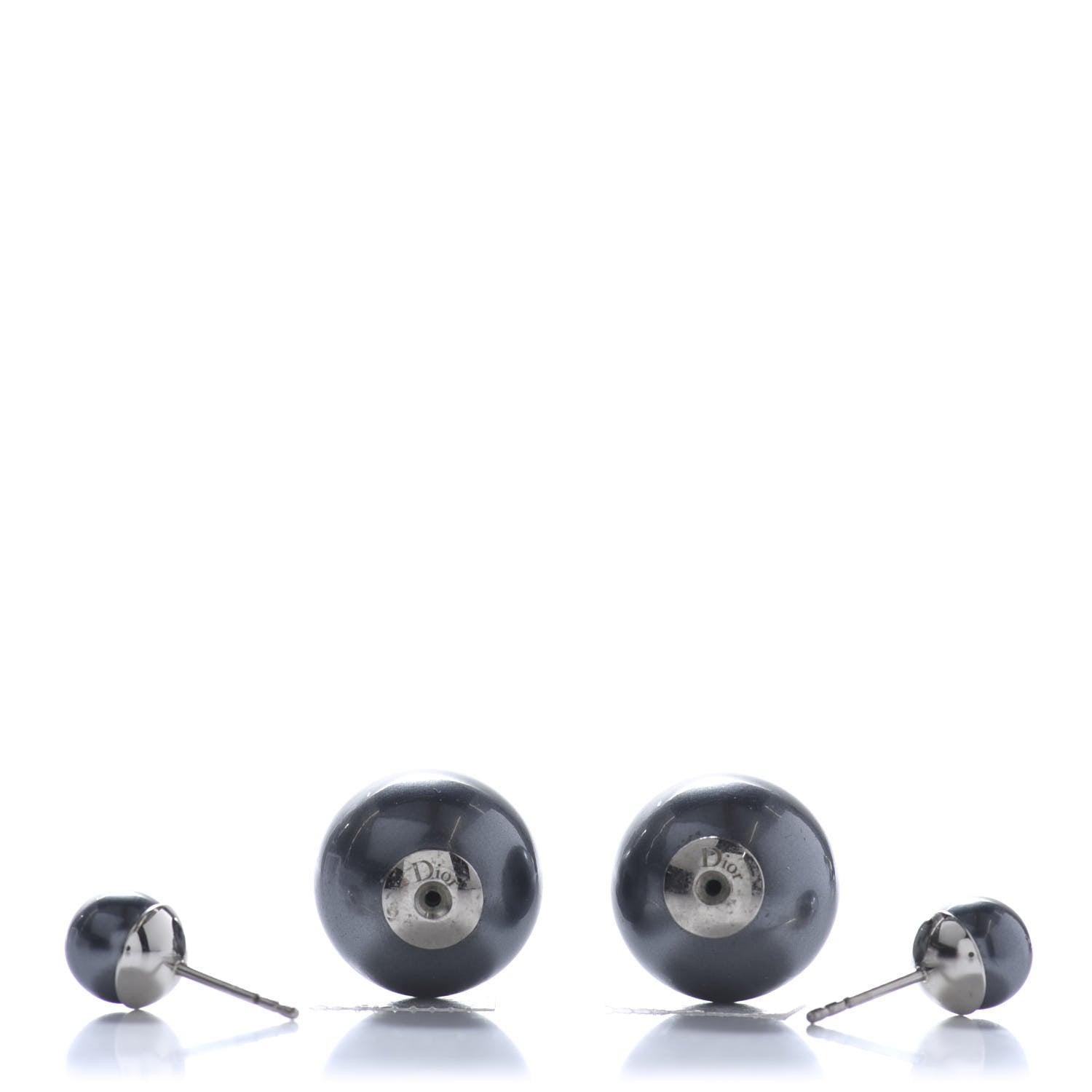 Christian Dior Mise En Dior Tribal Earrings Grey 3 of 4