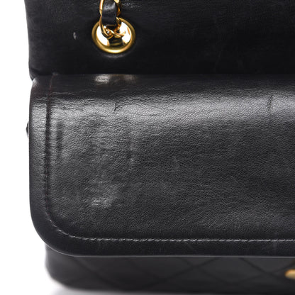 Chanel Lambskin Quilted Medium Double Flap Black 18 of 30
