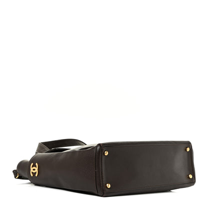 Chanel Caviar Shopper Tote Brown 3 of 17