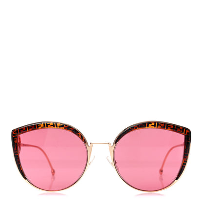 Fendi Metal Acetate F is Fendi FF Cat Eye Sunglasses FF 0290/S Pink Havana 2 of 7
