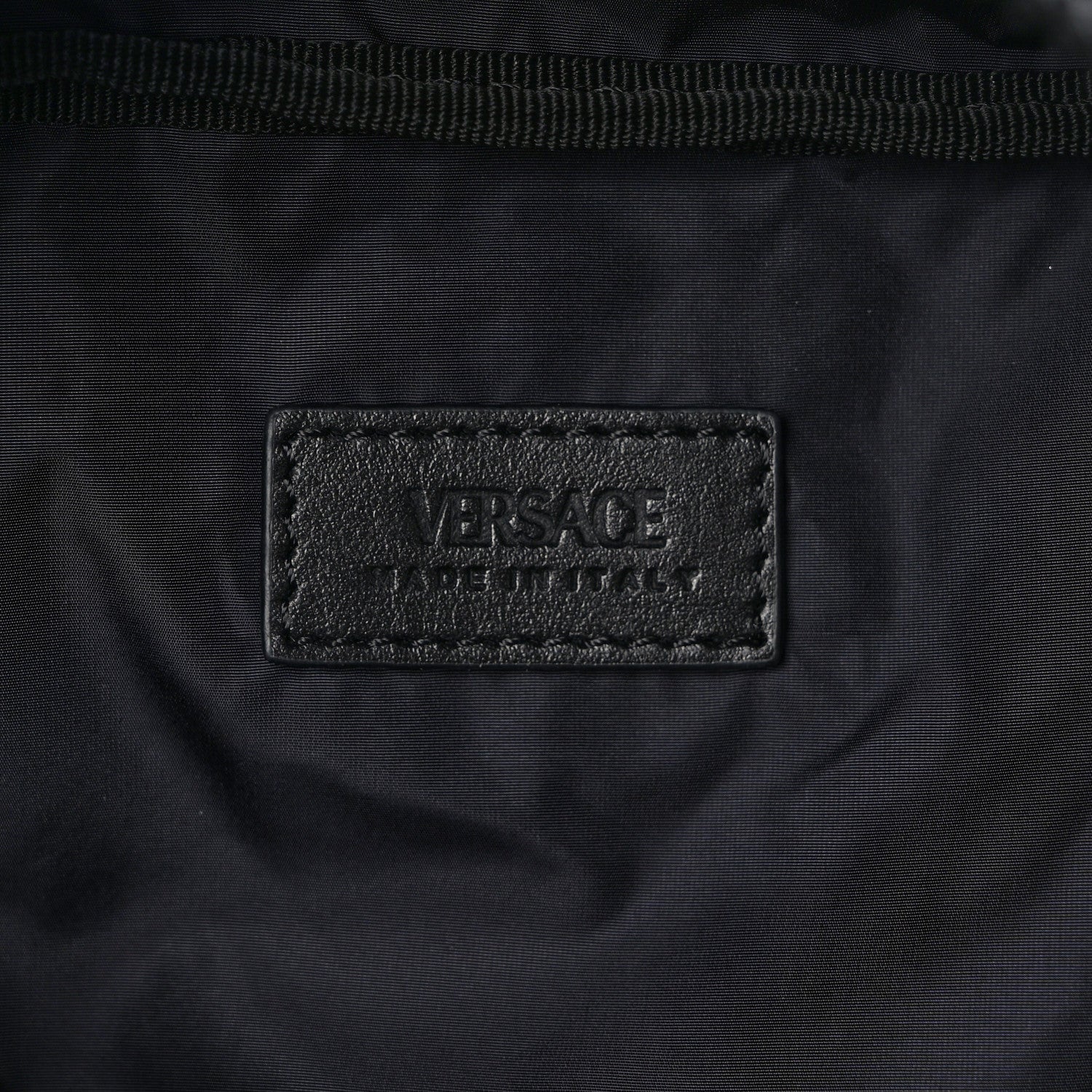 Versace Nylon Palazzo Medusa Belt Bag Black Ruthenium 7 of 9