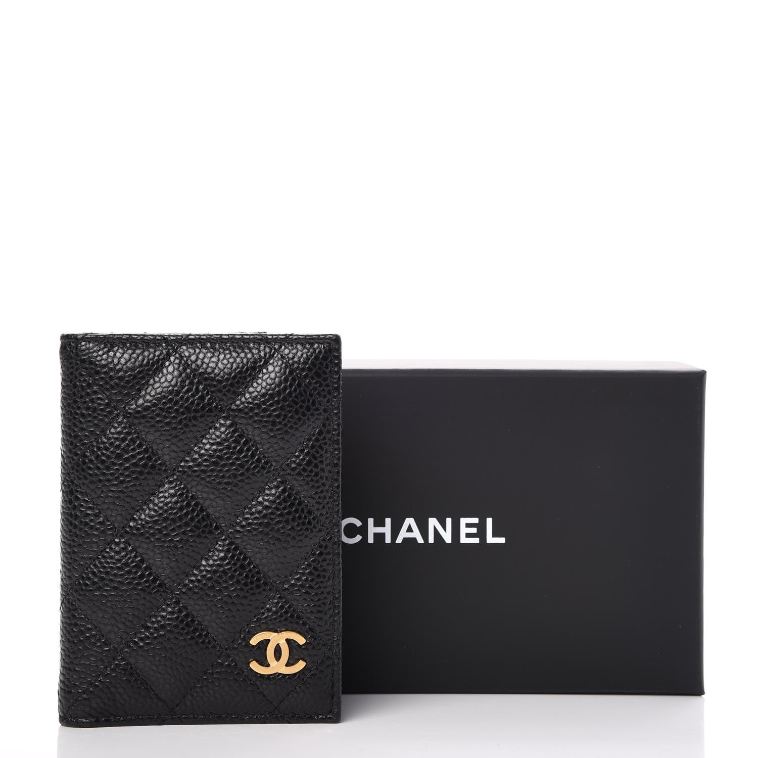 Chanel Caviar Quilted Card Holder Wallet Black 8 of 8