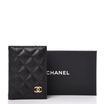 Chanel Caviar Quilted Card Holder Wallet Black 8 of 8