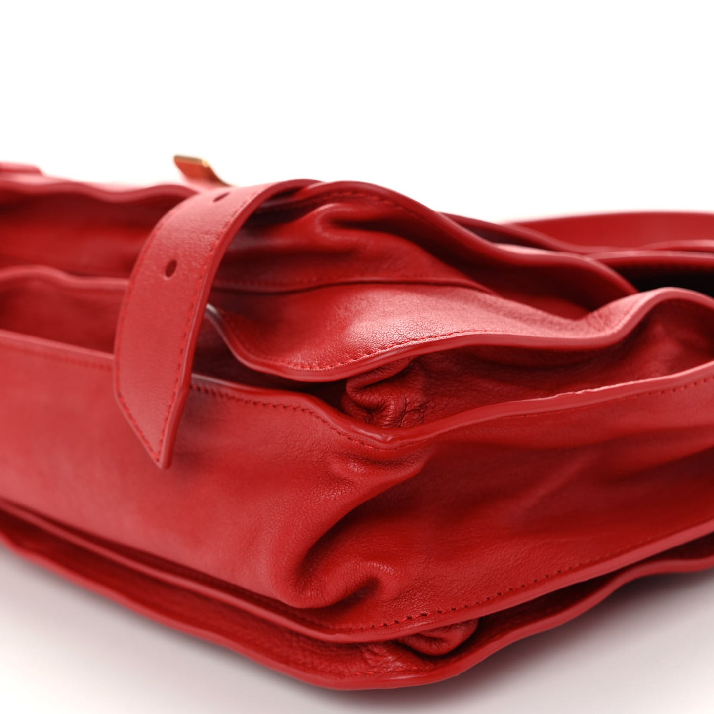 Lambskin Medium PS1 Satchel Red