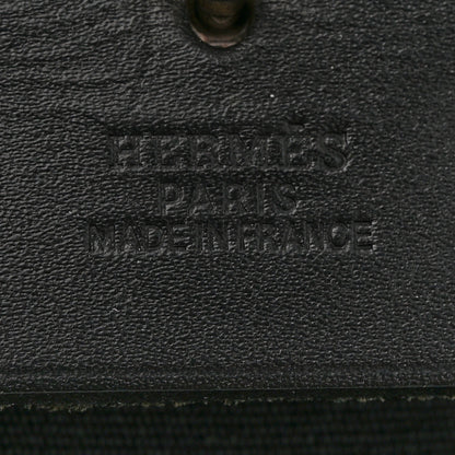 Hermes Toile Vache Calfskin Herbag 30 PM Backpack Black 7 of 14