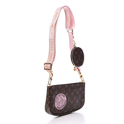 Louis Vuitton Monogram My LV World Tour Multi Pochette Accessories Rose Clair 2 of 11