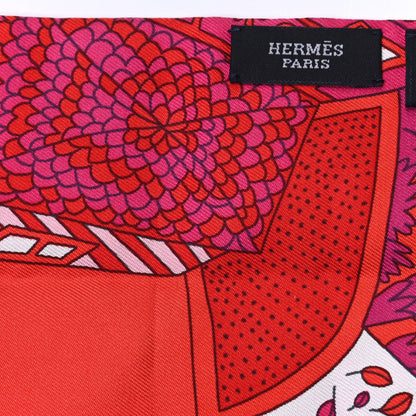 Hermes Silk Twill-Up Rose 4 of 4