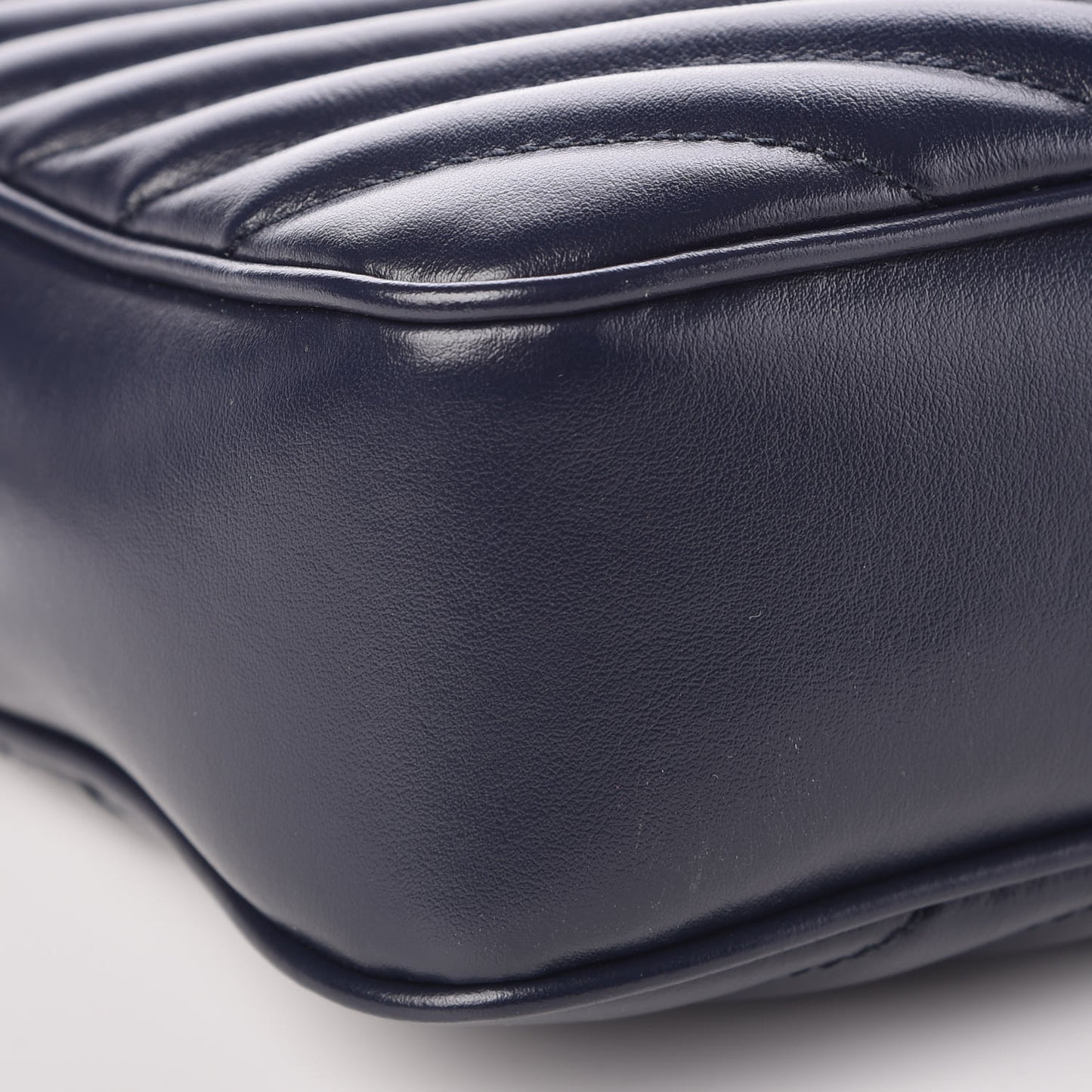 Calfskin Matelasse Monogram Lou Camera Bag Navy