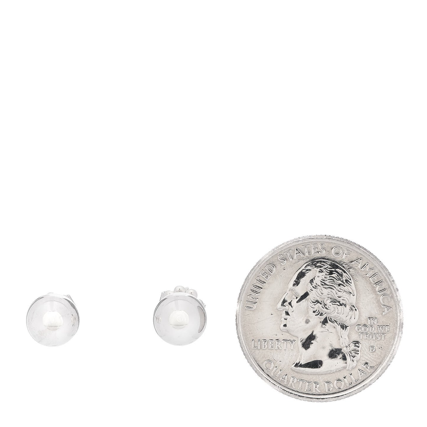 Sterling Silver 8mm HardWear Ball Earrings