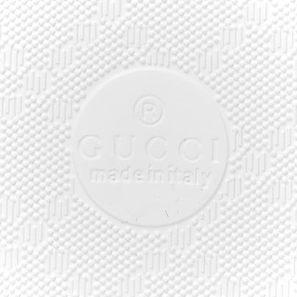 Gucci Rubber Chevron Mens GG Thong Flat Sandals 8 Great White 6 of 8