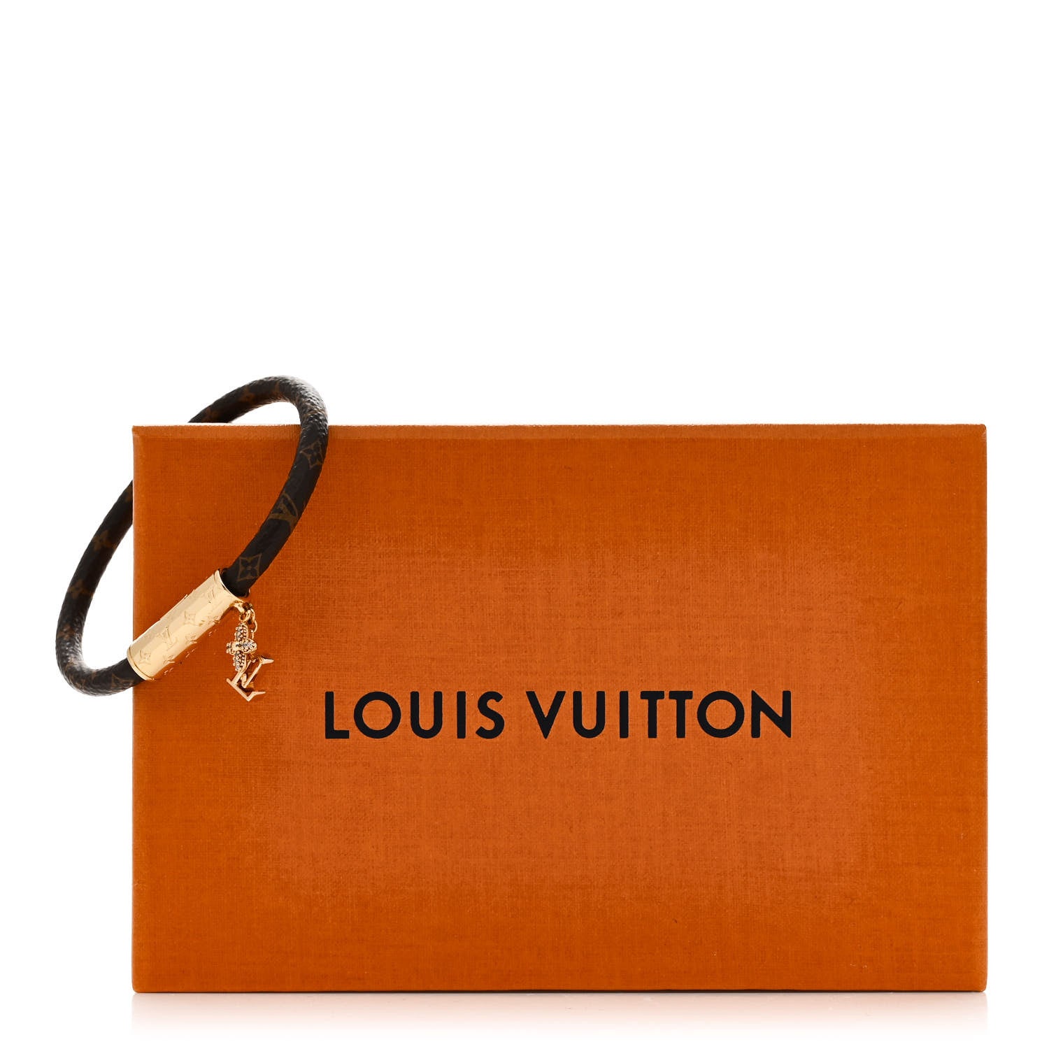 Louis Vuitton Monogram Crystal LV Push Bracelet 17 5 of 5