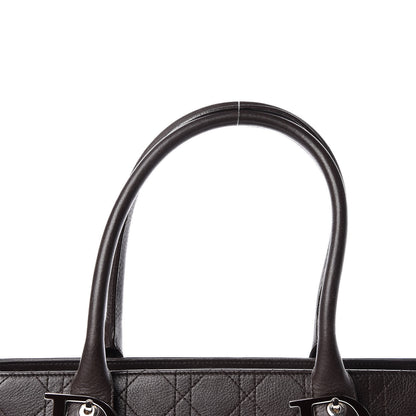 Christian Dior Calfskin Cannage Shoulder Bag Dark Brown 20 of 24