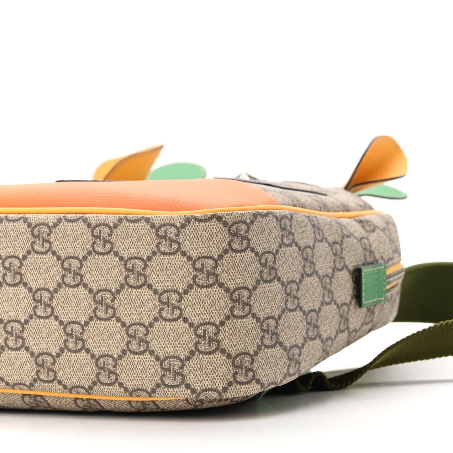 GG Supreme Monogram Kids Giraffe Backpack Ebony Multicolor