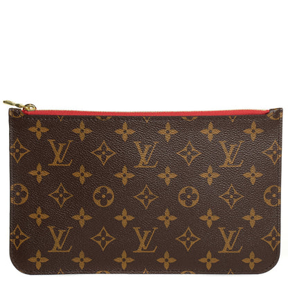 Louis Vuitton Monogram Neverfull MM GM Pochette Cherry 1 of 8