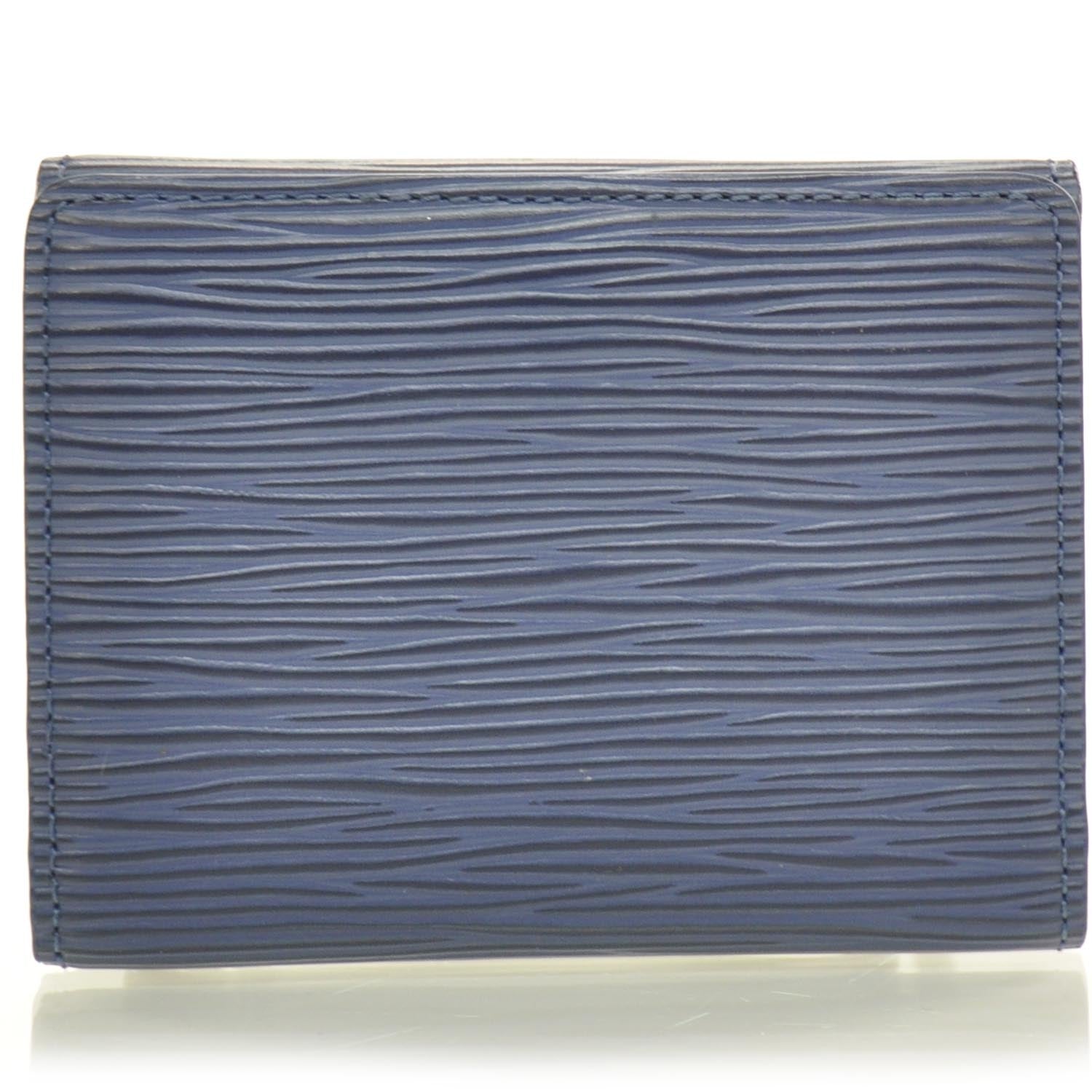 Louis Vuitton Epi Ludlow Wallet Blue 2 of 6