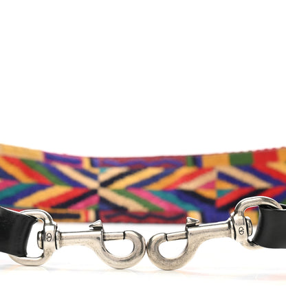 Valentino Garavani Canvas Native Couture 1975 Embroidered Rockstud Guitar Strap Multicolor 3 of 5