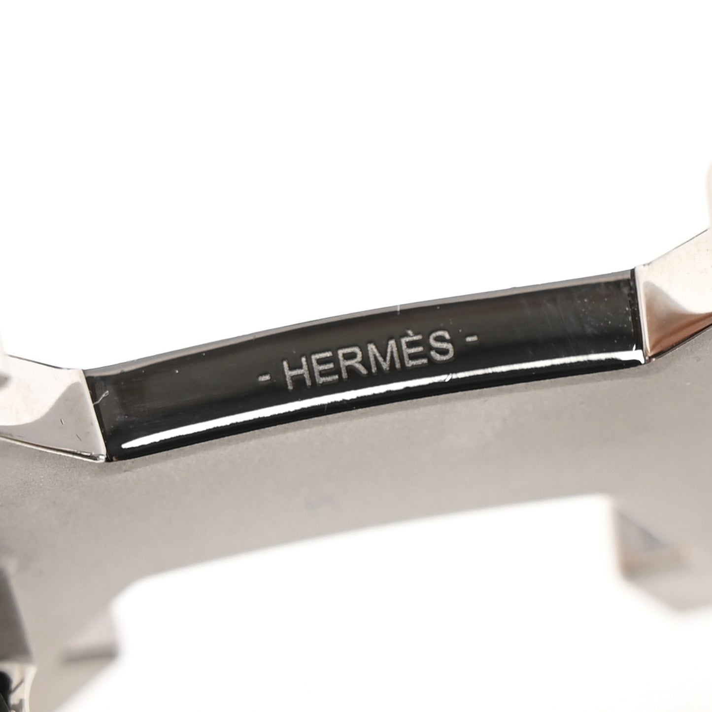 Enamel Street 32mm H Belt Buckle Black