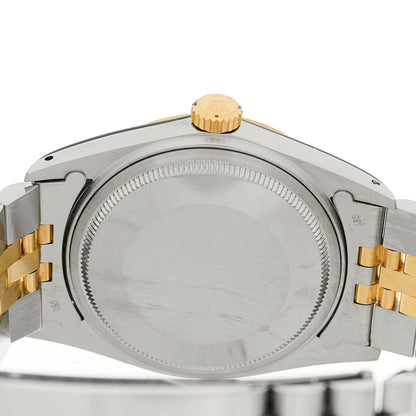 Rolex Stainless Steel 18K Yellow Gold 36mm Oyster Perpetual Datejust Watch Champagne 16013 4 of 4