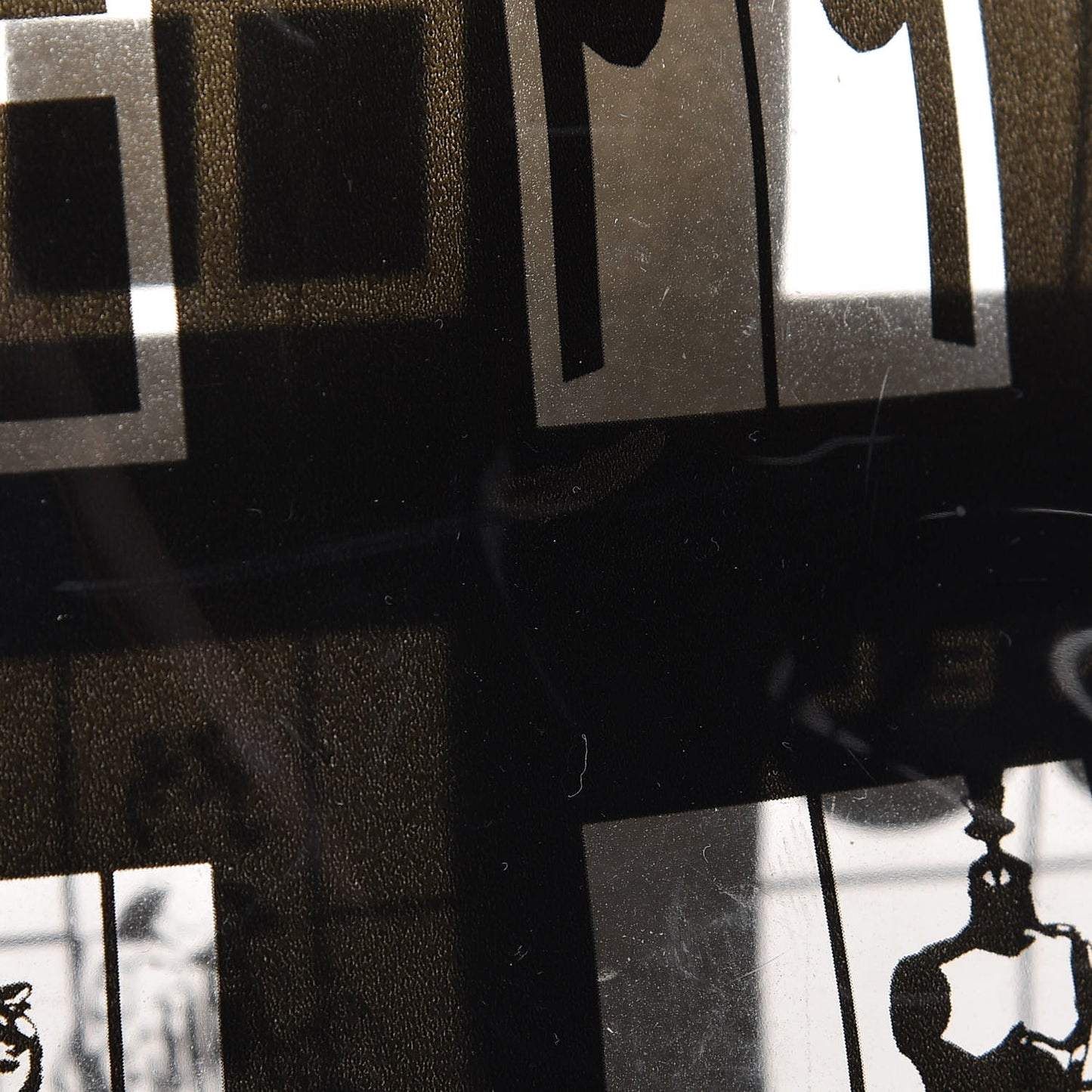 Vinyl Coco Window Tote Black