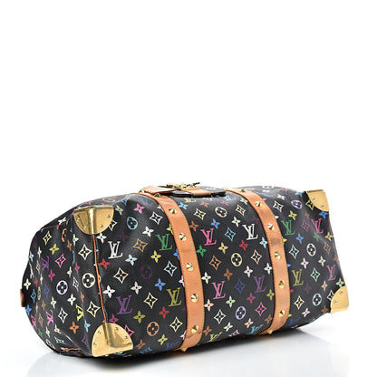 Louis Vuitton Monogram Multicolor Keepall 45 Black 3 of 27