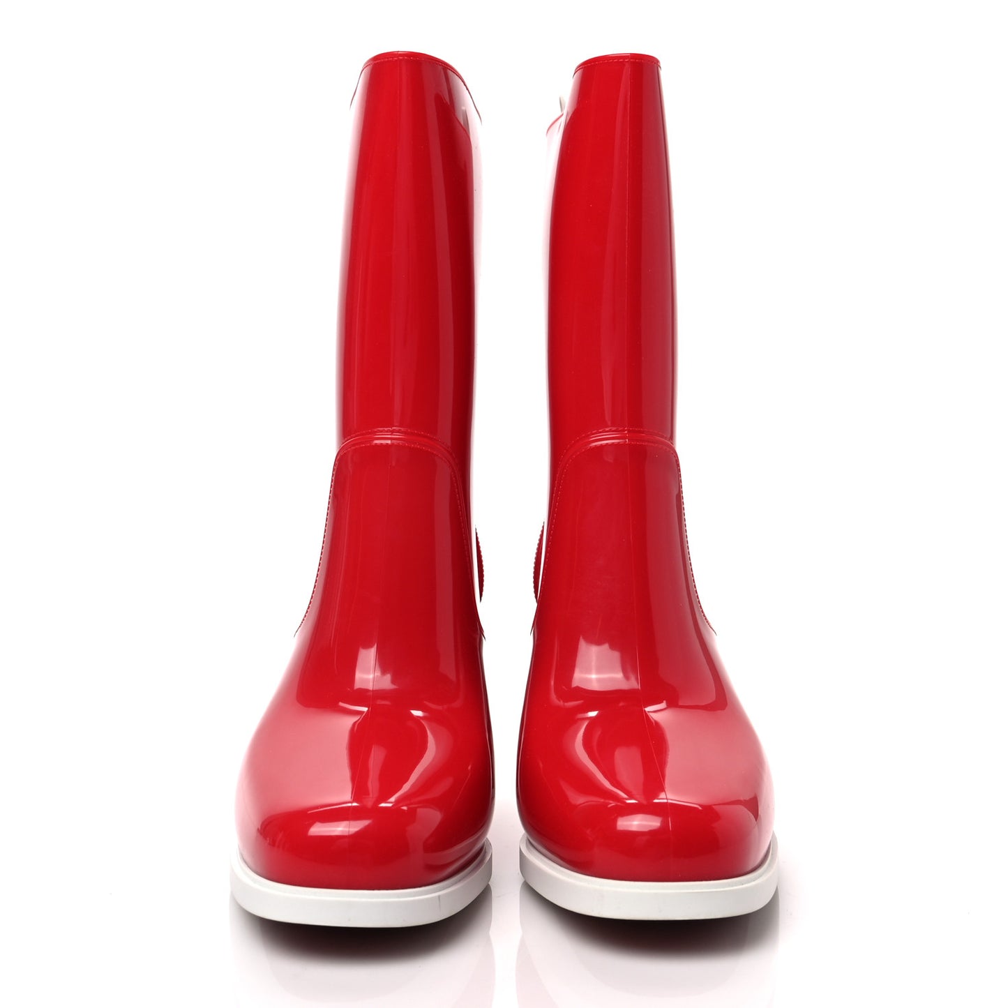 PVC Loubirain 70MM Rain Boots 39 Red