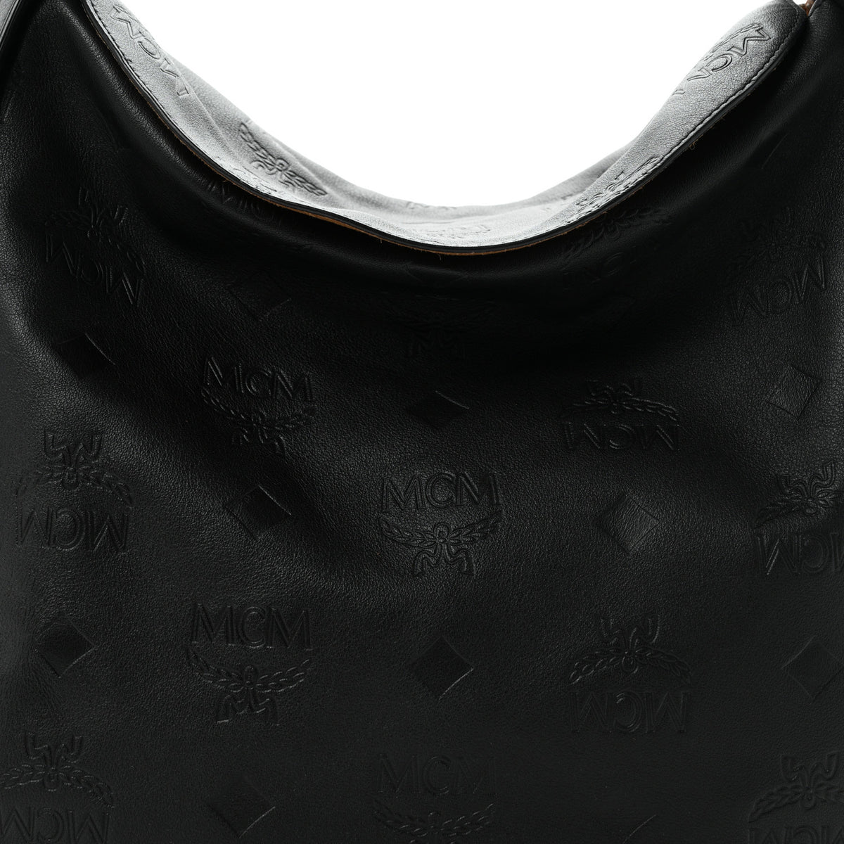 Calfskin Ottomar Monogram Large Aren Flap Hobo Black
