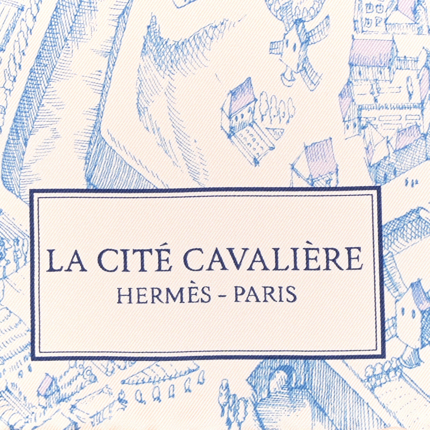 Silk La Cite Cavaliere Scarf 90 Rose The Blue Jean