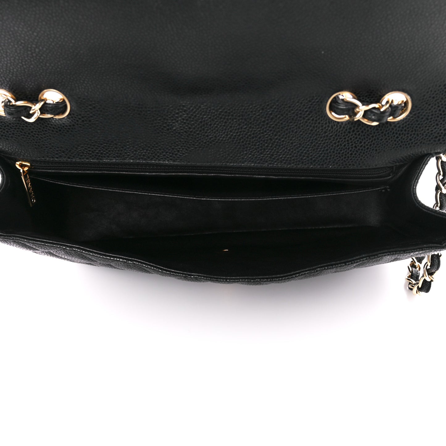 Caviar Quilted Jumbo Single Flap Black