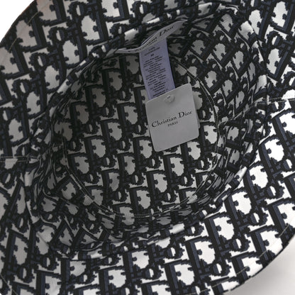 Christian Dior Gingham Reversible Teddy-D Brim Bucket Hat 58 Black White 12 of 15