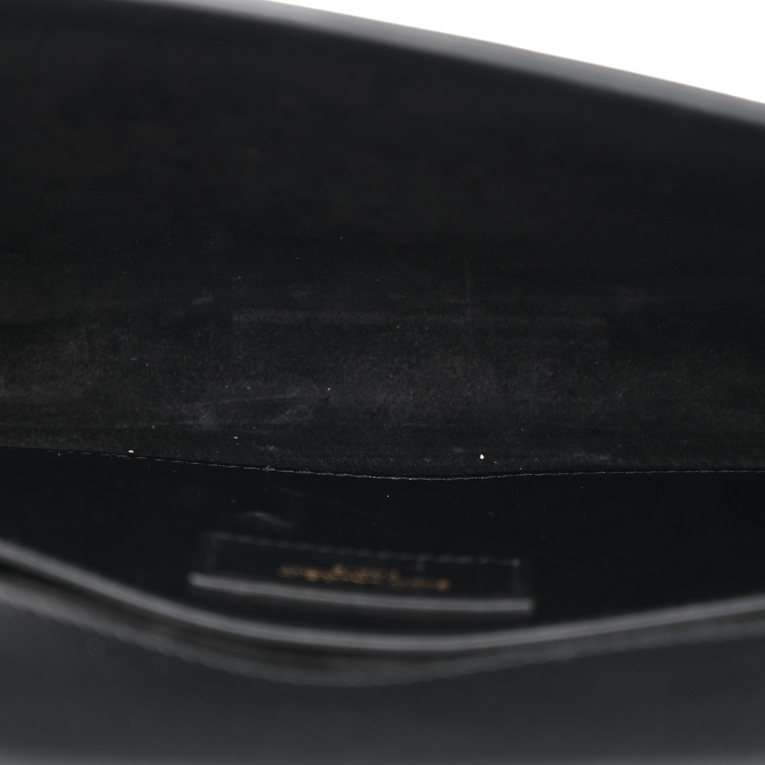 Saint Laurent Calfskin Classic Monogram Tassel Clutch Black 5 of 10