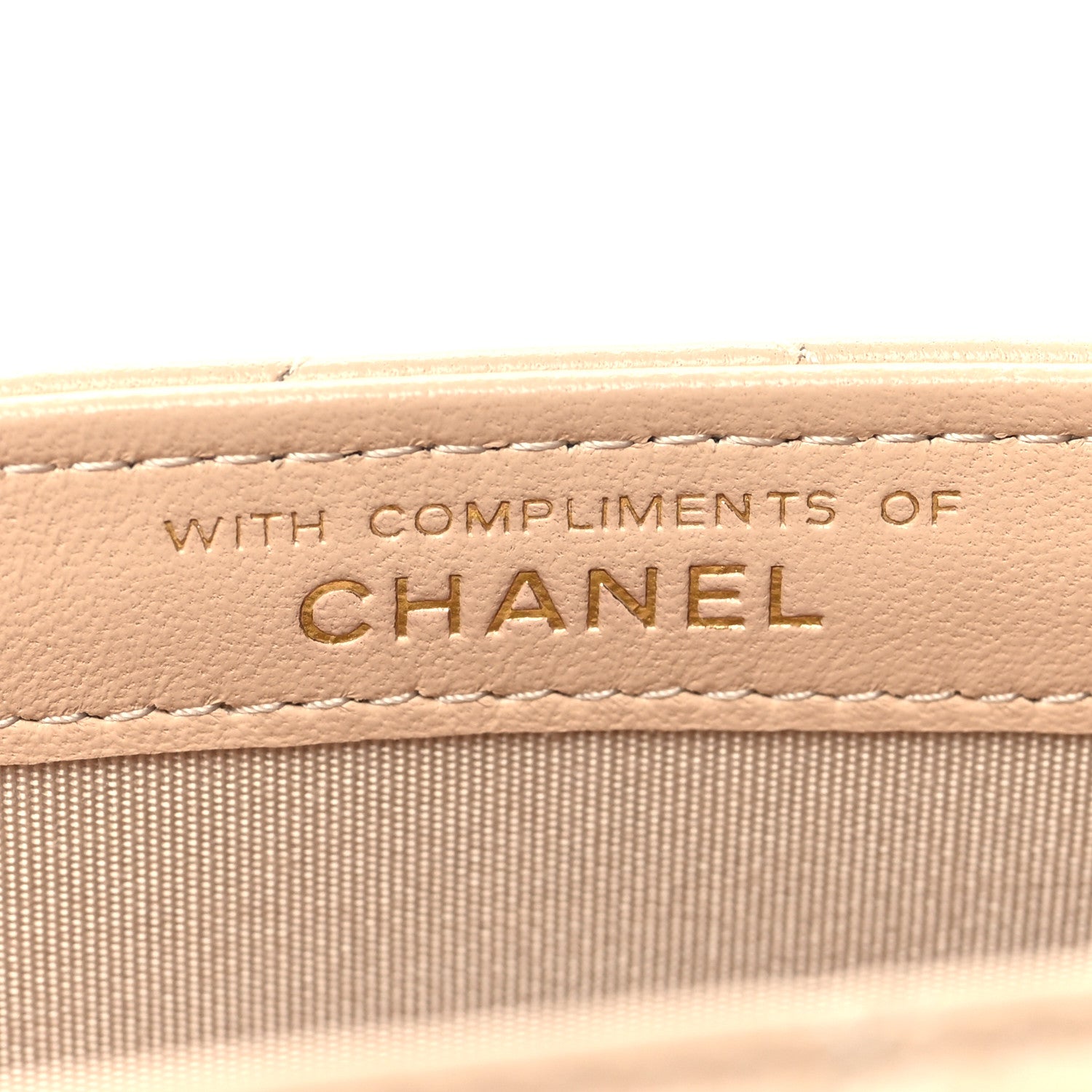 Chanel Lambskin Quilted CC Large Gusset Flap Wallet Beige 9 of 11